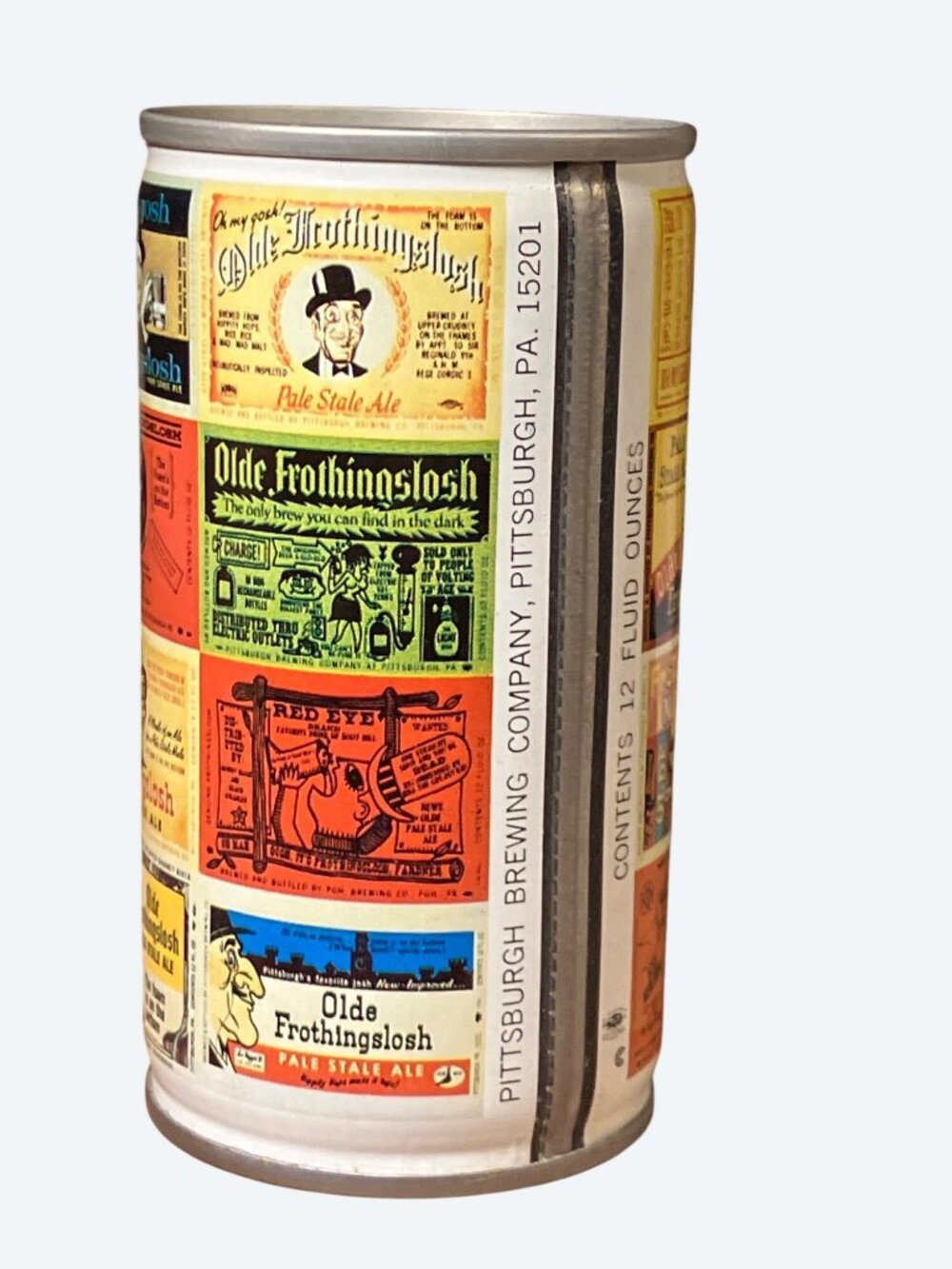 Olde Frothingslosh Beer Can Pittsburg Brewing Company  Collectible  Empty - Picture 12 of 16